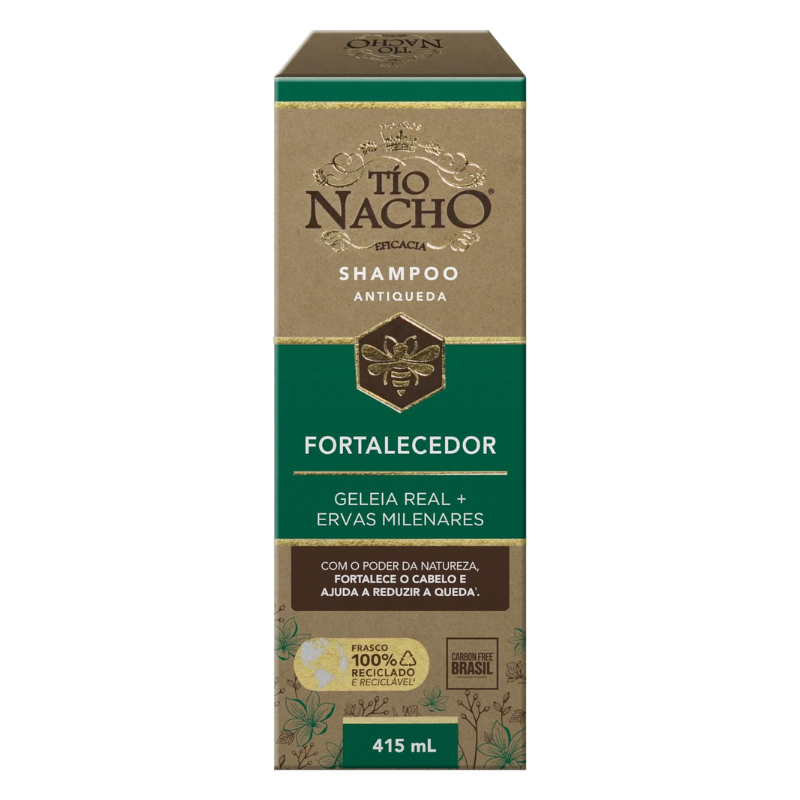 SHAMPOO TÍO NACHO ANTIQUEDA FORTALECEDOR 415ML