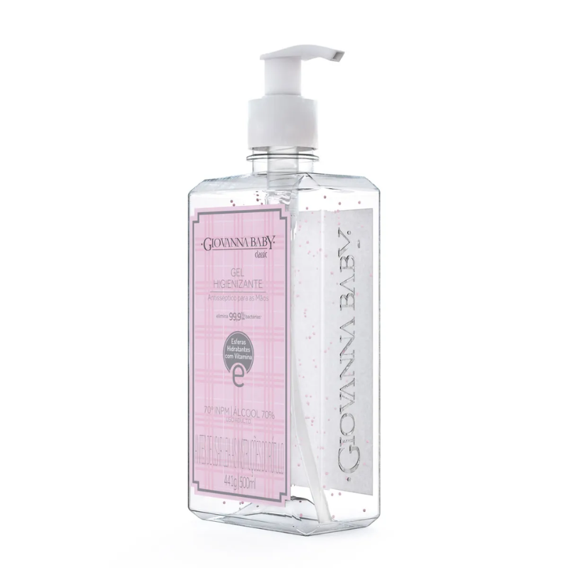 ÁLCOOL EM GEL GIOVANNA BABY CLASSIC 70% 500ML