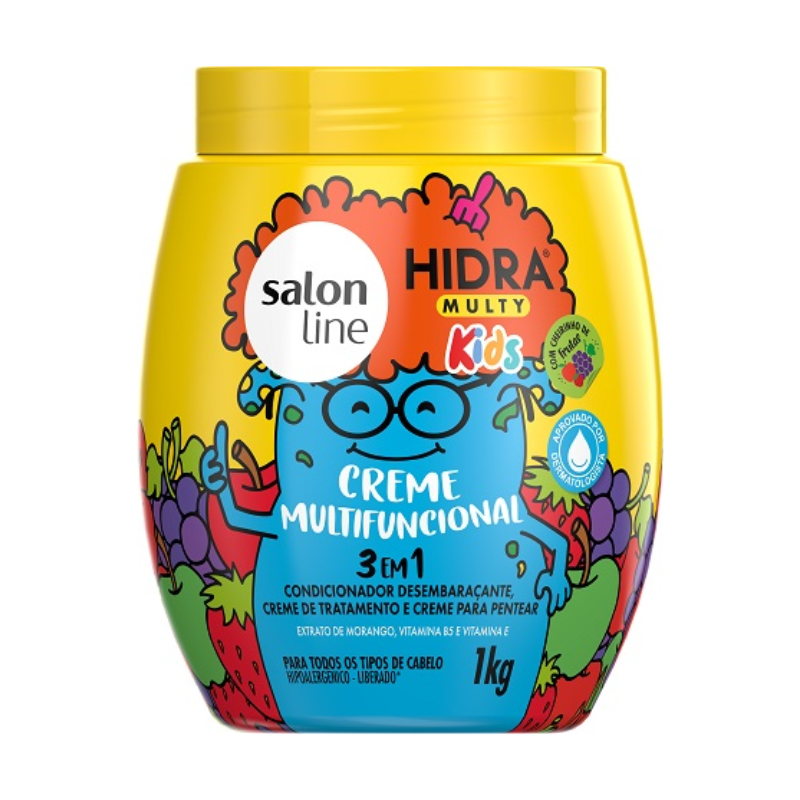 CREME CAPILAR SALON LINE MULTIFUNCIONAL HIDRA MULTY 3 EM 1 1KG