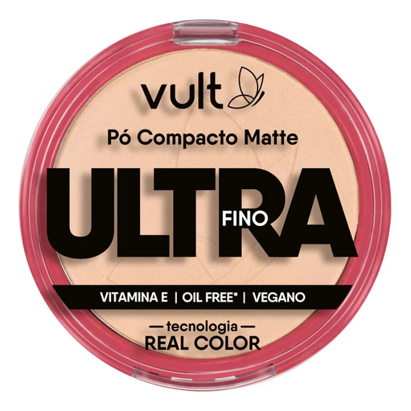 PÓ COMPACTO VULT MATTE ULTRA FINO COR V410 9G