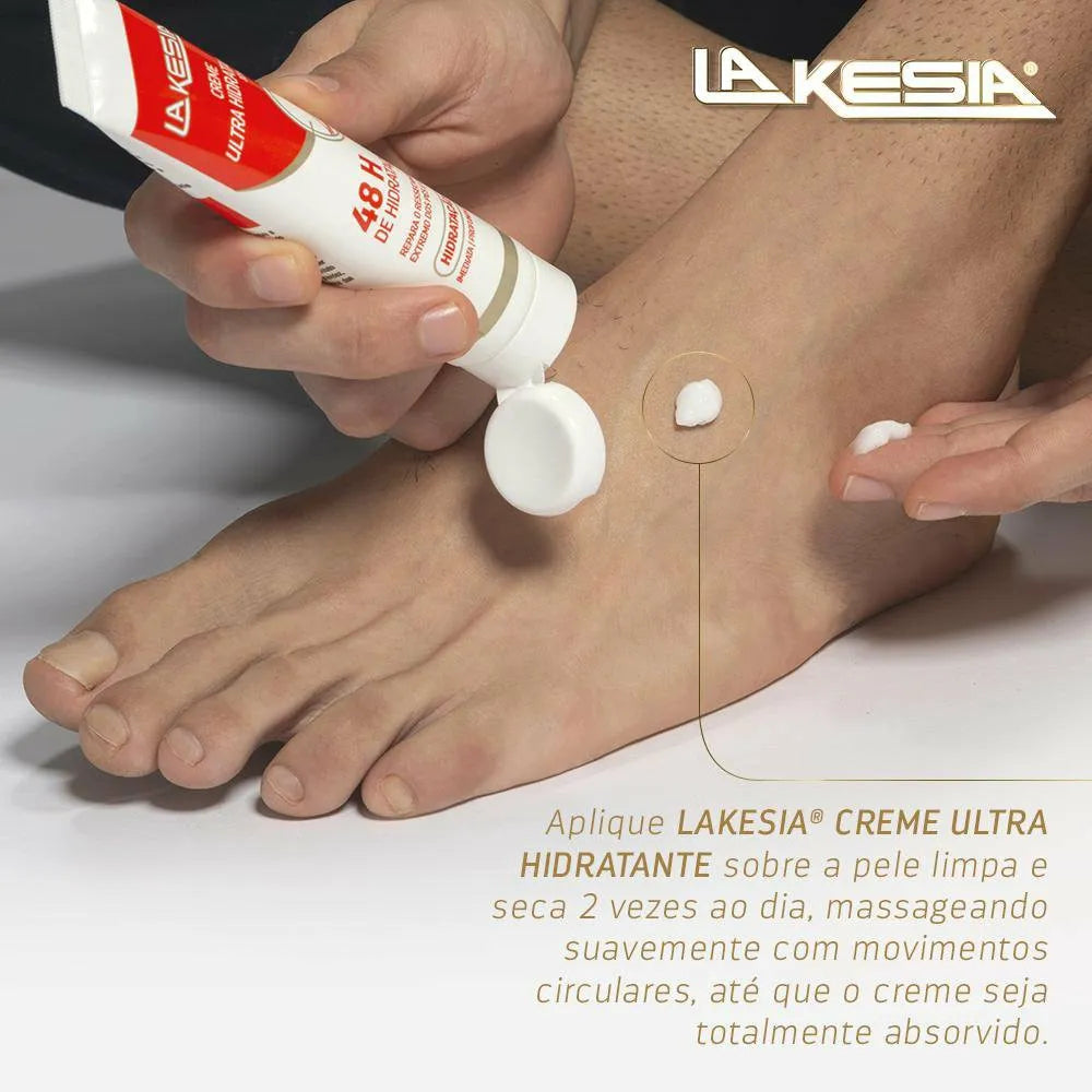CREME HIDRATANTE PARA OS PÉS LA KESIA HIDRATAÇÃO TRIPLA 10% UREIA COM 50ML