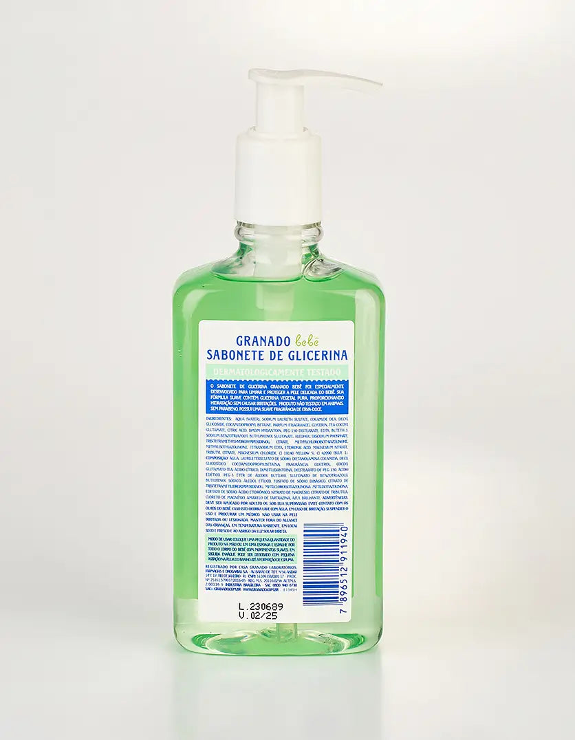 SABONETE LÍQUIDO GRANADO GLICERINA ERVA-DOCE 250ML