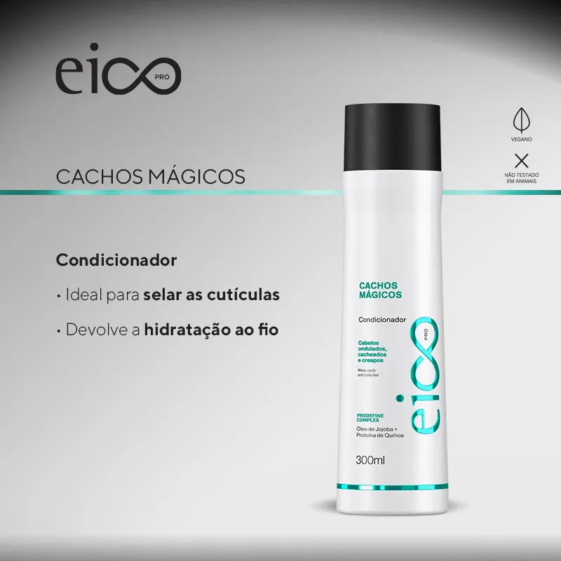 CONDICIONADOR EICO PRO CACHOS MÁGICOS 300ML
