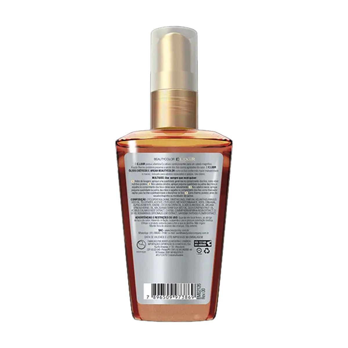 ÓLEO CAPILAR BEAUTYCOLOR ELIXIR EXÓTICOS E ARGAN NUTRIÇÃO E PROTEÇÃO 40ML