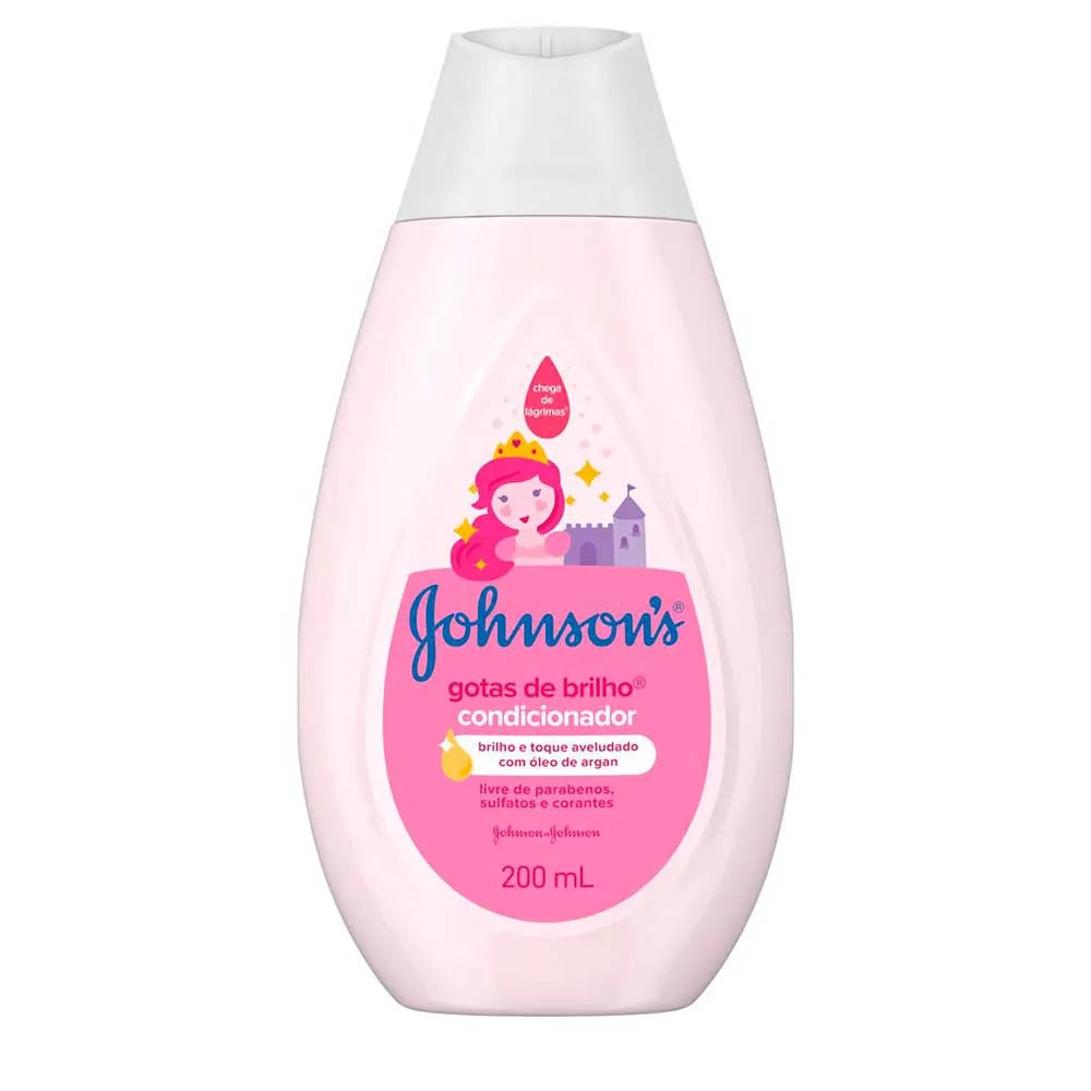 CONDICIONADOR JOHNSONS BABY GOTAS DE BRILHO 200ML