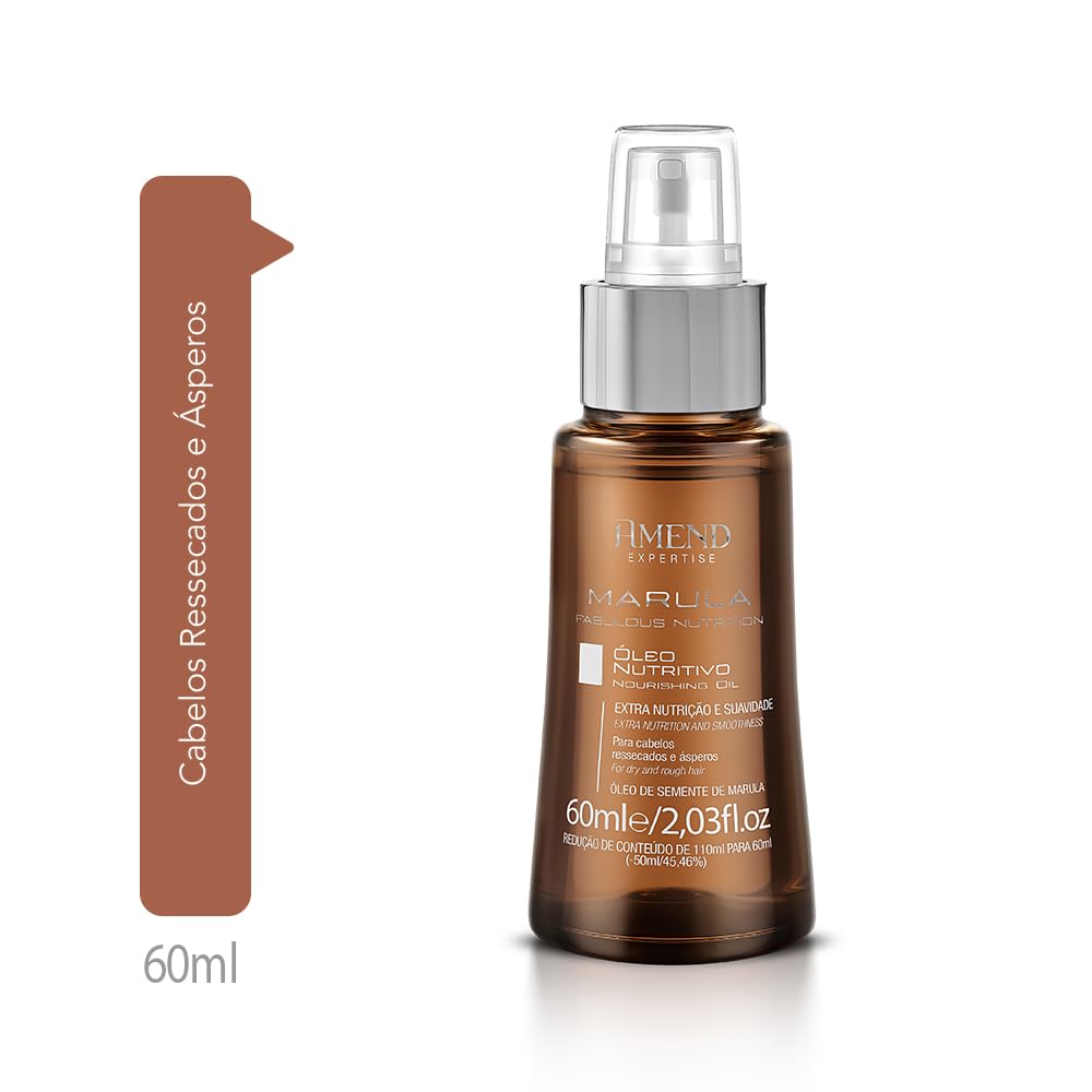 ÓLEO CAPILAR AMEND ÓLEO NUTRITIVO AMARULA 60ML