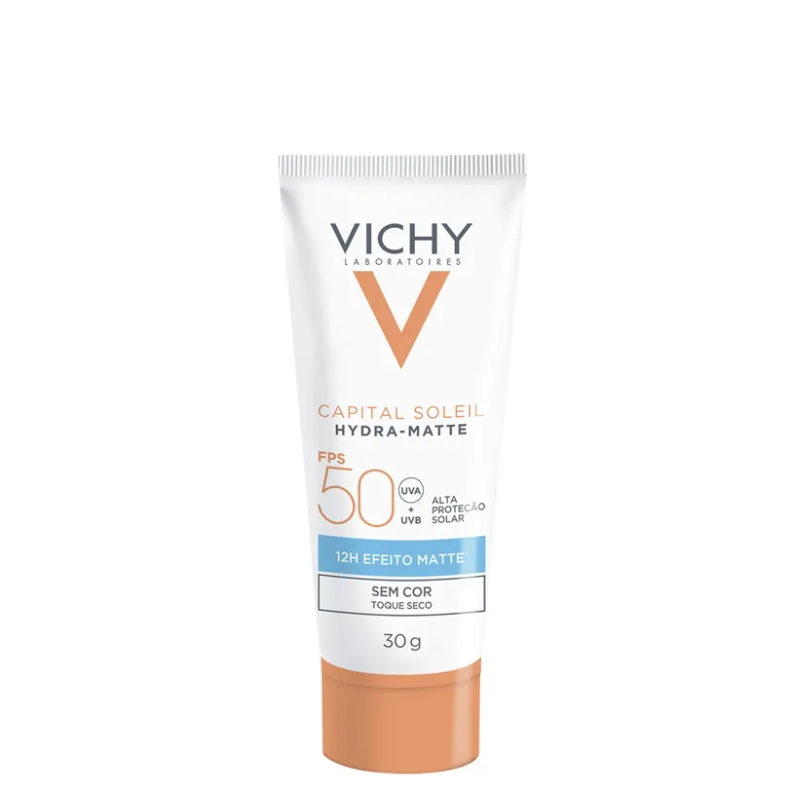 KIT VICHY PROTETOR SOLAR CORPORAL HYDRA SOFT FPS 50 200ML + PROTETOR SOLAR FACIAL HYDRA MATTE FPS 50 SEM COR 30G