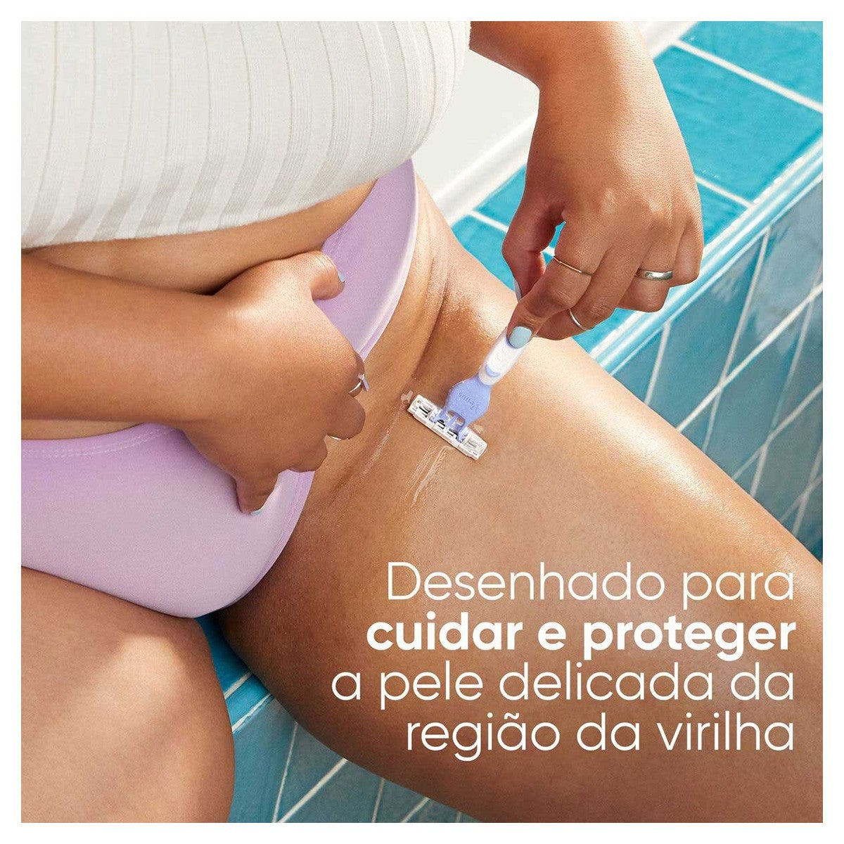 APARELHO DEPILATÓRIO GILLETTE VENUS PARA ÁREA ÍNTIMA 2 UNIDADES