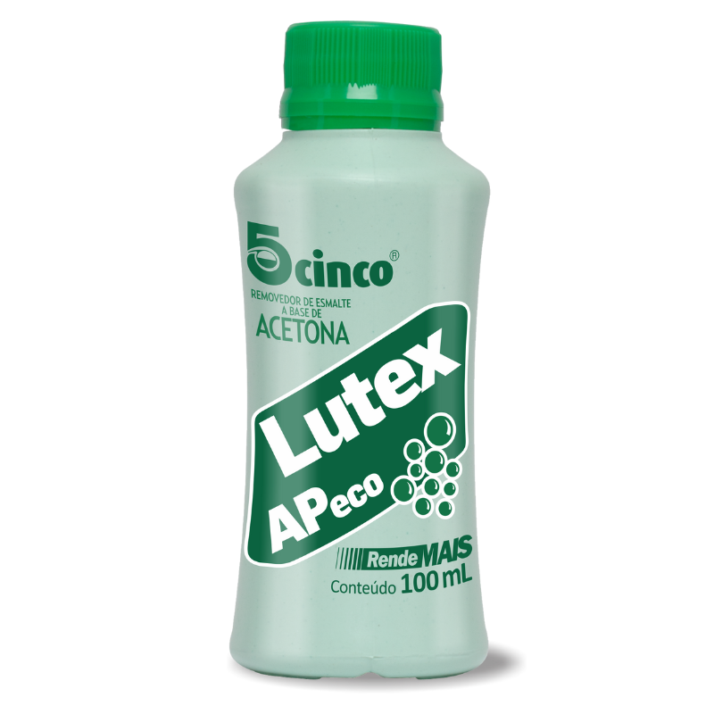 REMOVEDOR DE ESMALTE LUTEX A BASE DE ACETONA AP ECO 100ML