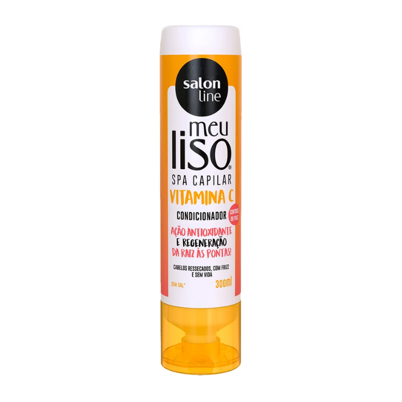 CONDICIONADOR SALON LINE MEU LISO SPA CAPILAR VITAMINA C 300ML