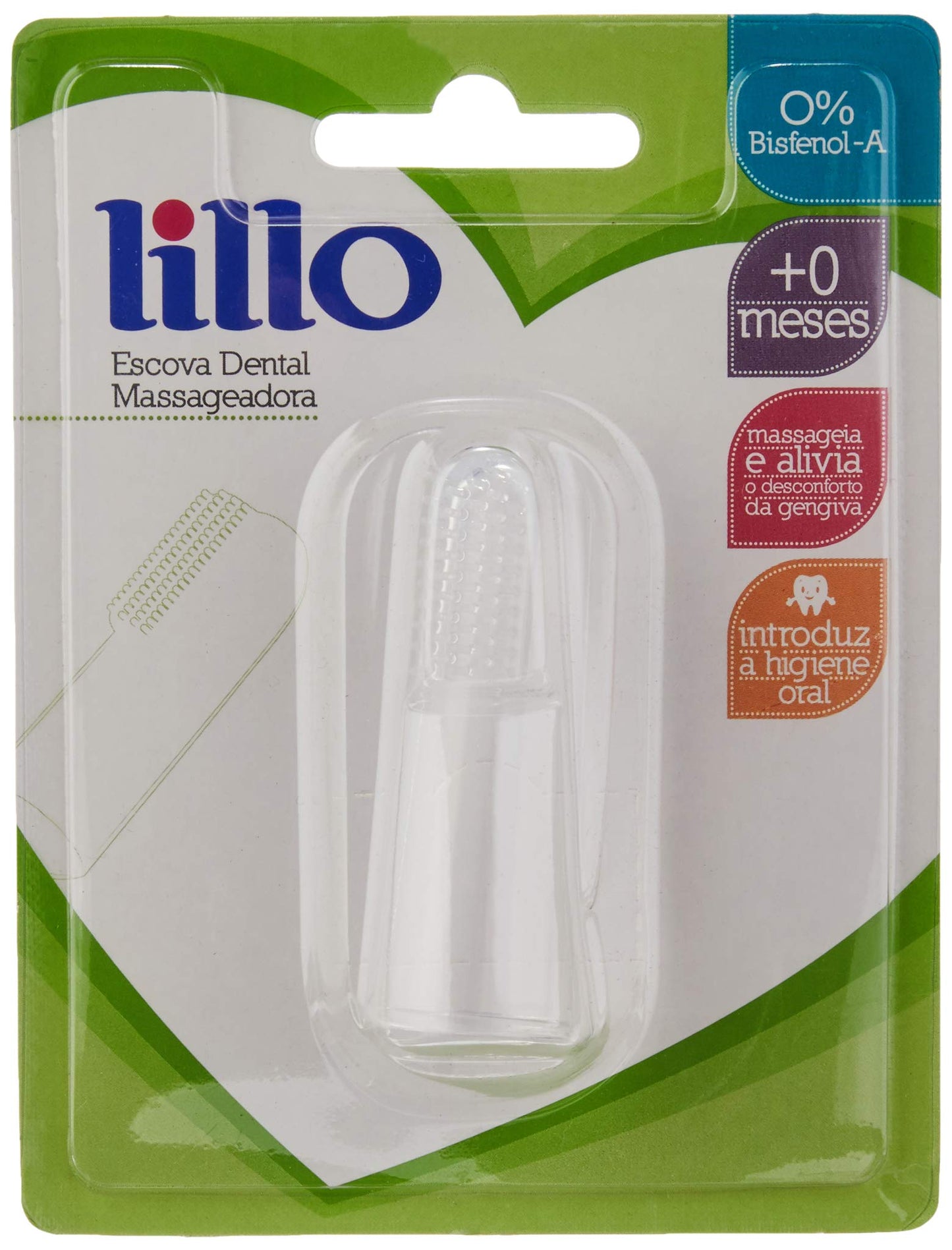 ESCOVA DENTAL LILLO MASSAGEADORA SILICONE 4062 1UN