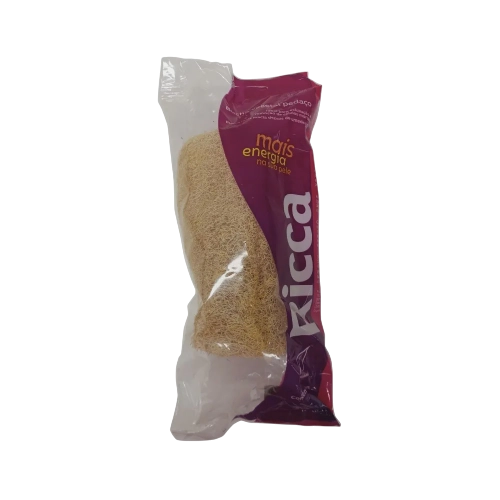 BUCHA VEGETAL RICCA NATURAL PEDAÇO ESFOLIAÇÃO PROFUNDA
