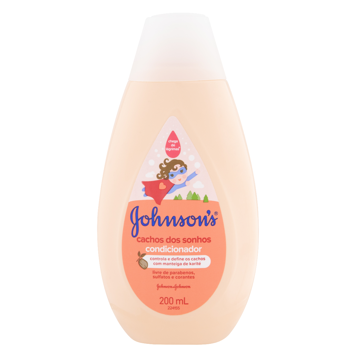 CONDICIONADOR JOHNSONS BABY CACHOS DOS SONHOS COM MANTEIGA DE KARITÉ 200ML