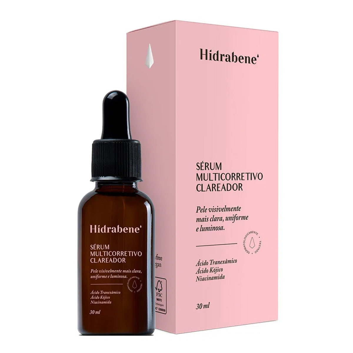 SÉRUM HIDRABENE MULTICORRETIVO CLAREADOR 30 ML