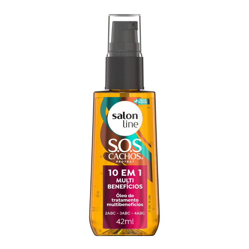 ÓLEO SALON LINE SOS 10 EM 1 MULTIBENEFÍCIOS PODEROSOS 42ML