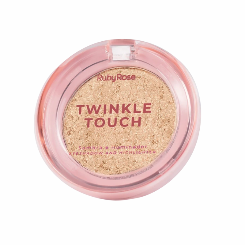 SOMBRA E ILUMINADOR RUBY ROSE TWINKLE TOUCH GOLDEN DAZE 6G