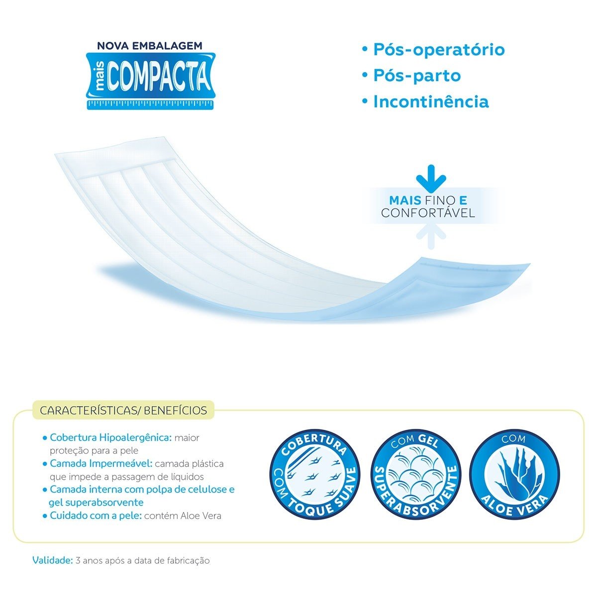 ABSORVENTE BIOFRAL MAXI GERIATRIC TAMANHO ÚNICO 20 UNIDADES