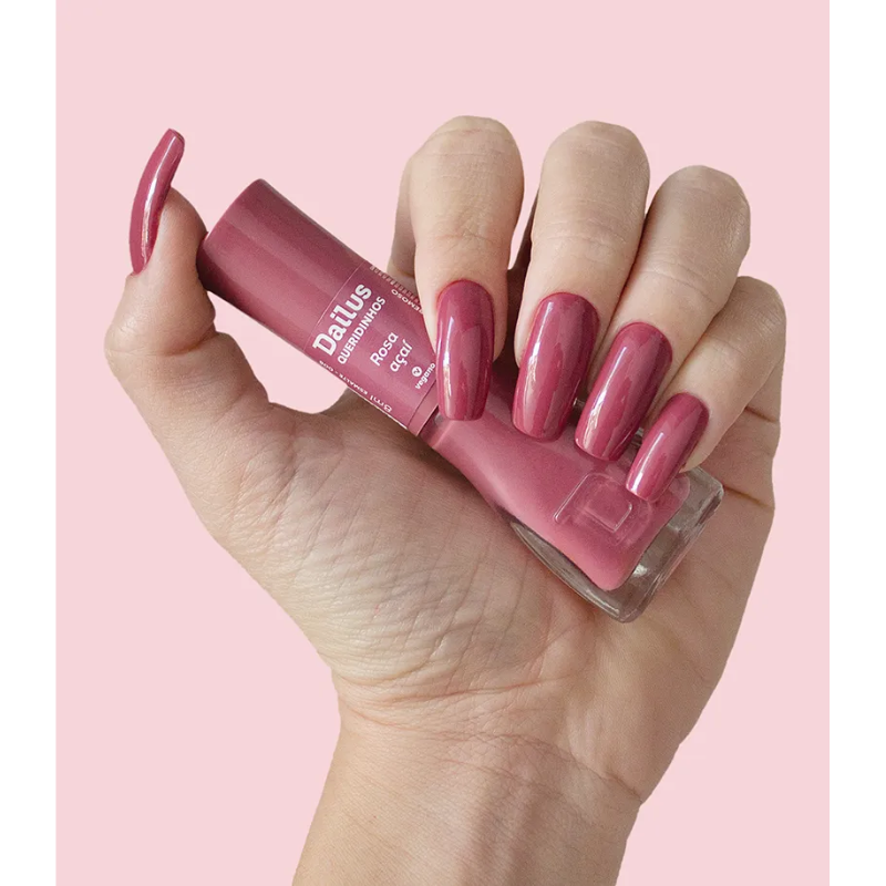 ESMALTE DAILUS CREMOSO QUERIDINHOS ROSA AÇAÍ 8ML