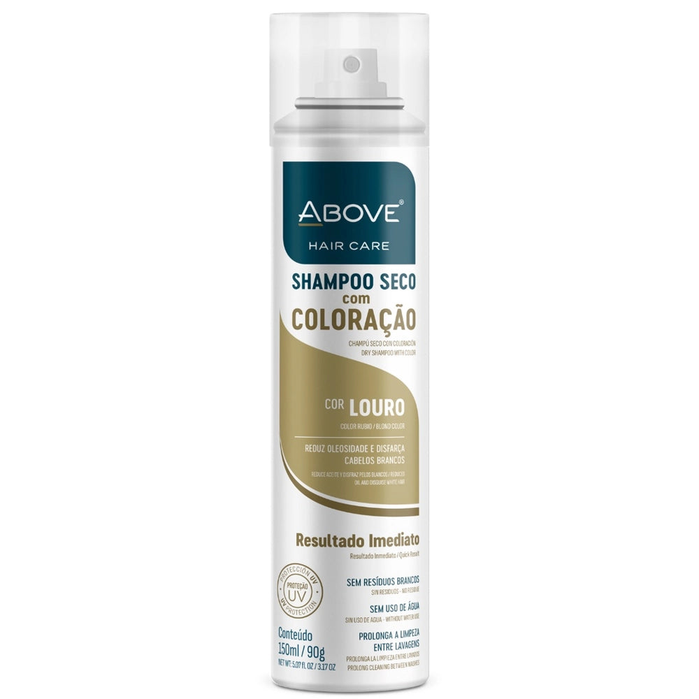 SHAMPO SECO ABOVE COM COLORAÇÃO LOURO 150ML