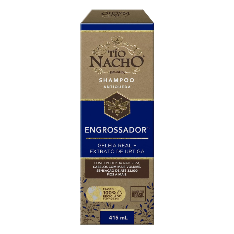 SHAMPOO TÍO NACHO ANTIQUEDA ENGROSSADOR 415ML