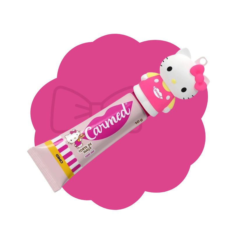 HIDRATANTE LABIAL CARMED HELLO KITTY TORTA DE MAÇÃ 10G – FarMake