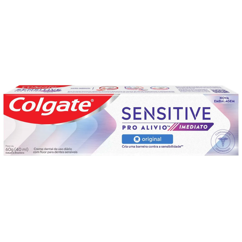 CREME DENTAL COLGATE SENSITIVE PRO ALIVIO IMEDIATO ORIGINAL 60G