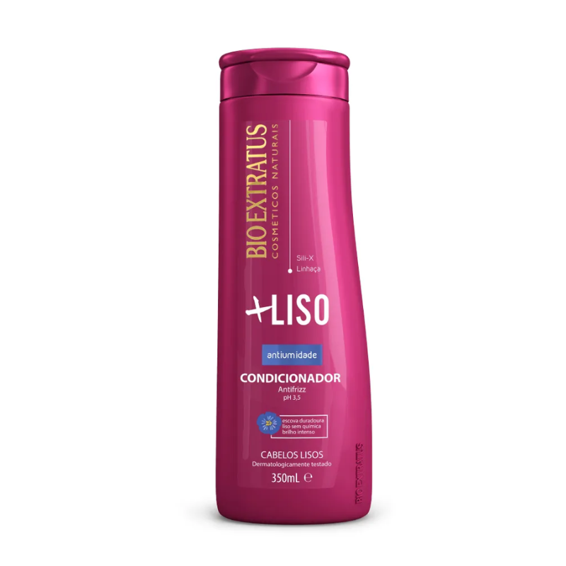 CONDICIONADOR BIO EXTRATUS + LISO ANTIUMIDADE 350ML