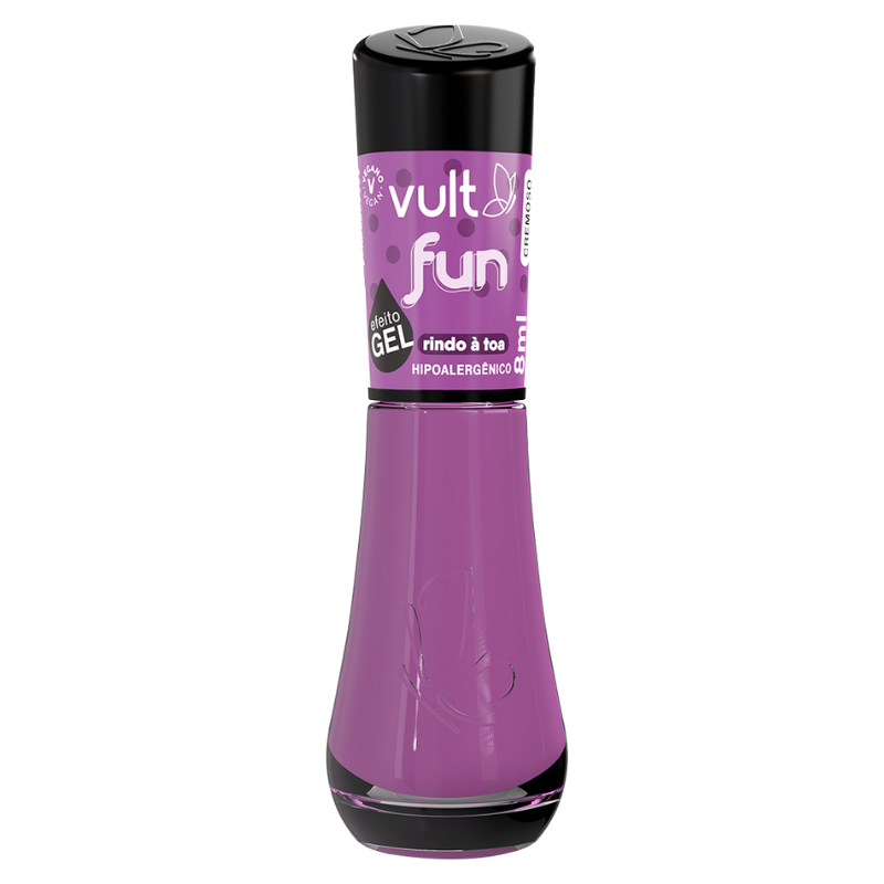 ESMALTE VULT FUN CREMOSO 5 FREE RINDO À TOA EFEITO GEL 8ML