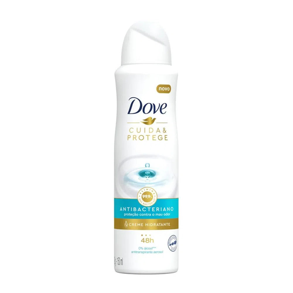 DESODORANTE DOVE AEROSOL CUIDA&PROTEGE ANTIBACTERIANO 48H 150ML