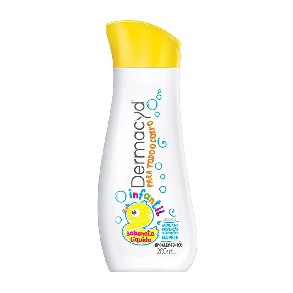 SABONETE LÍQUIDO DERMACYD INFANTIL PARA TODO O CORPO 200ML