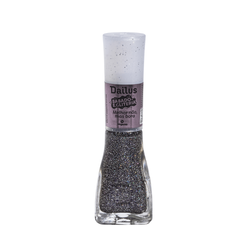 ESMALTE DAILUS GLITTER BABADO E GLITERIA MELHOR NÃO, MAS BORA 8ML
