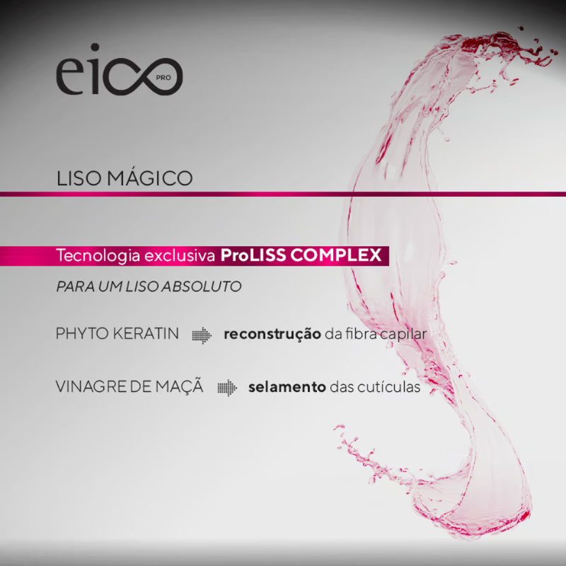 FLUIDO CAPILAR EICO PRO LISO MÁGICO 200ML