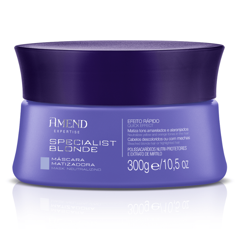 MÁSCARA CAPILAR MATIZADORA AMEND SPECIALIST BLONDE 300G