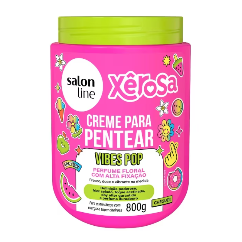 CREME PARA PENTEAR SALON LINE XÊROSA VIBES POP 800G – FarMake