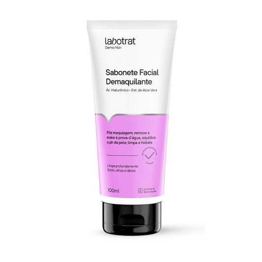 SABONETE DEMAQUILANTE FACIAL LABOTRAT PÓS-MAQUIAGEM 100ML