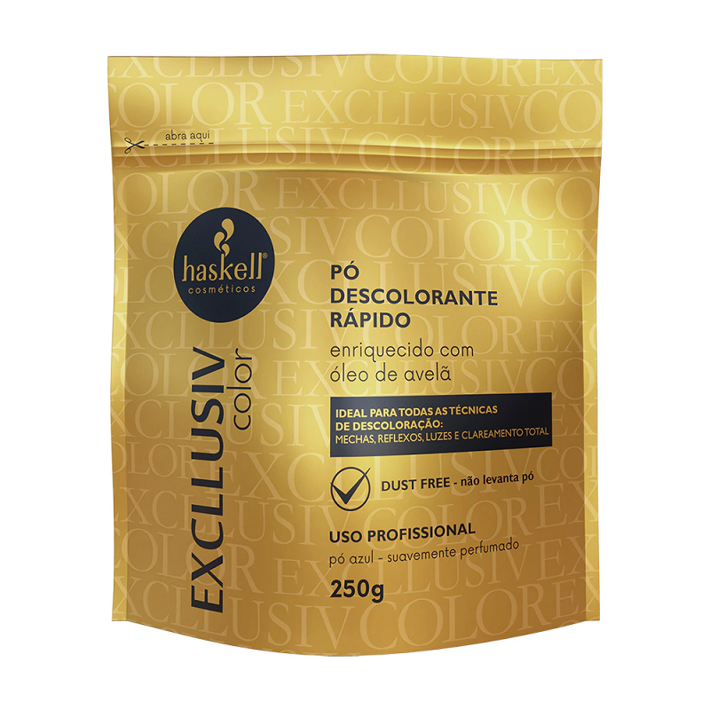PÓ DESCOLORANTE HASKELL RÁPIDO EXCLLUSIV COLOR 250G
