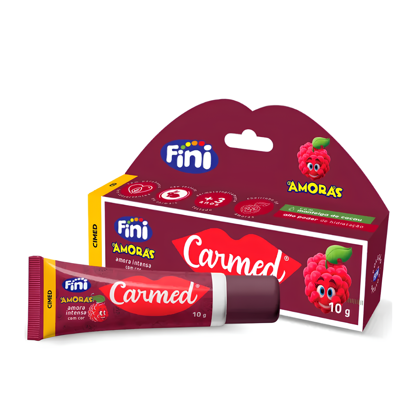 HIDRATANTE LABIAL CARMED FINI AMORA INTENSA 10G