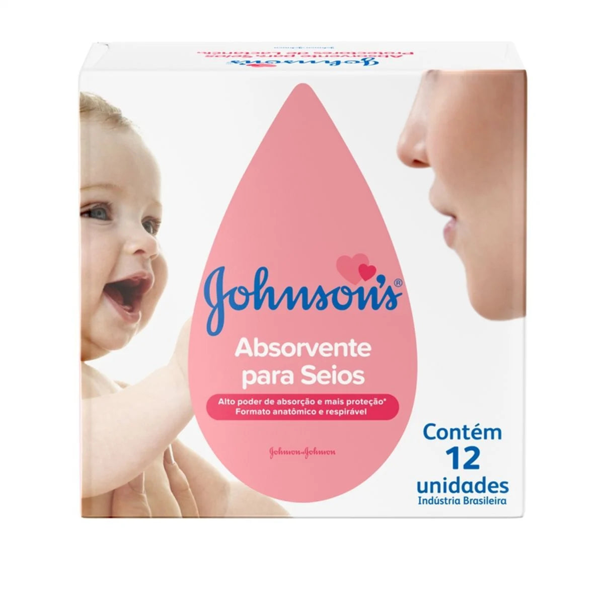ABSORVENTE JOHNSONS PARA SEIOS 12 UNIDADES