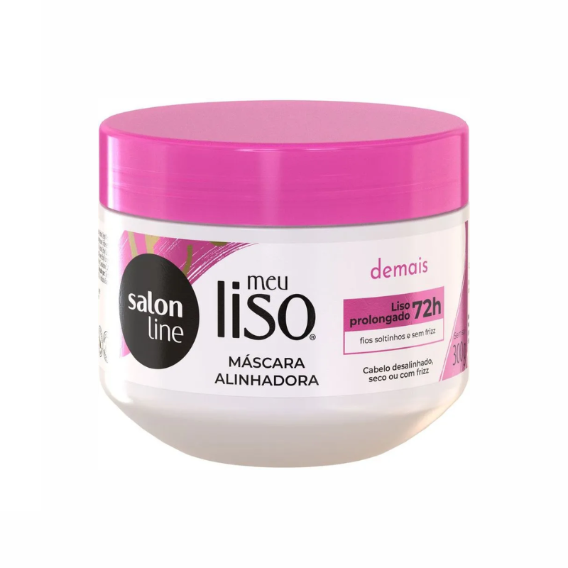 MÁSCARA CAPILAR SALON LINE MEU LISO DEMAIS ALINHADORA 300G
