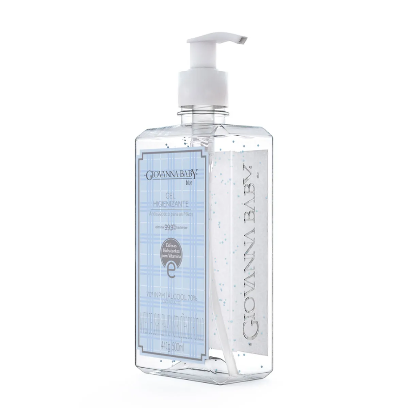 ÁLCOOL EM GEL GIOVANNA BABY BLUE 70% 500ML