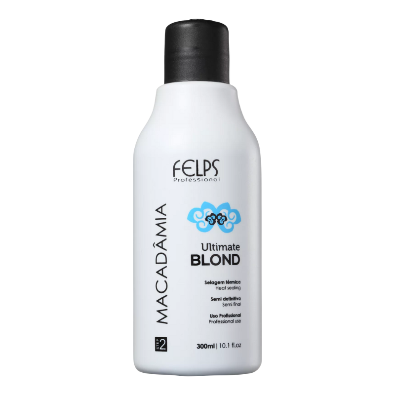 CREME CAPILAR FELPS SELAGEM TÉRMICA ULTIMATE BLOND MACADÂMIA 300ML