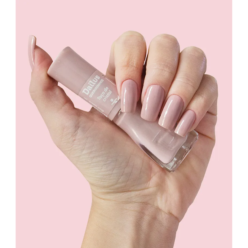 ESMALTE DAILUS CREMOSO QUERIDINHOS TAÇA DE CRISTAL 8ML