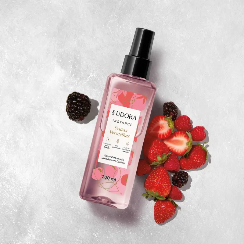 SPRAY PERFUMADO EUDORA FRUTAS VERMELHAS 200ML