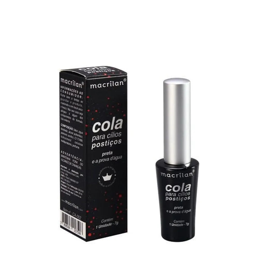 COLA CÍLIOS MACRILAN PRETA 7G