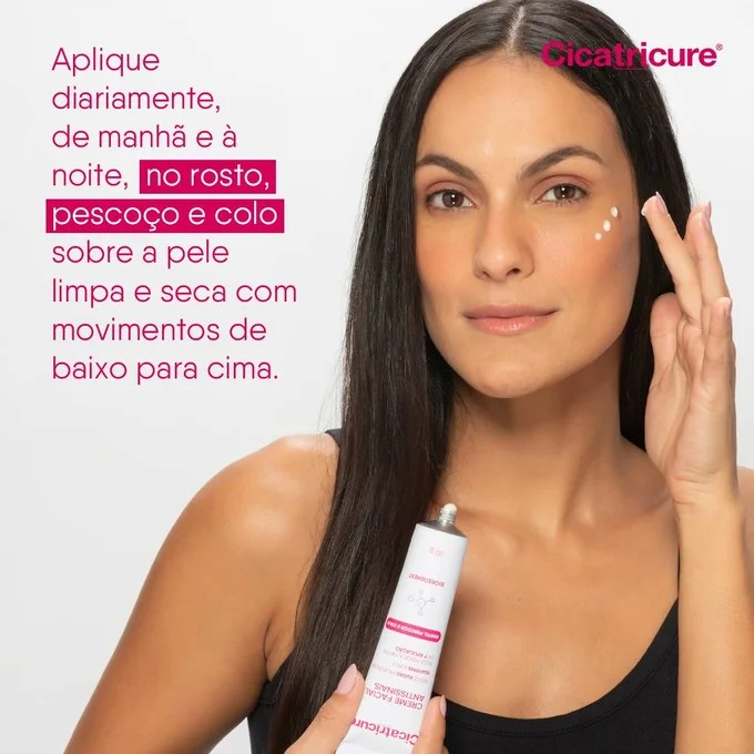 CREME FACIAL CICATRICURE ANTIRRUGAS ANTISSINAIS 50G