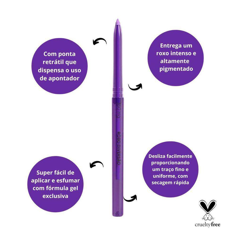 LAPISEIRA DELINEADORA VULT FUN ROXO DIVERSÃO 0,350G