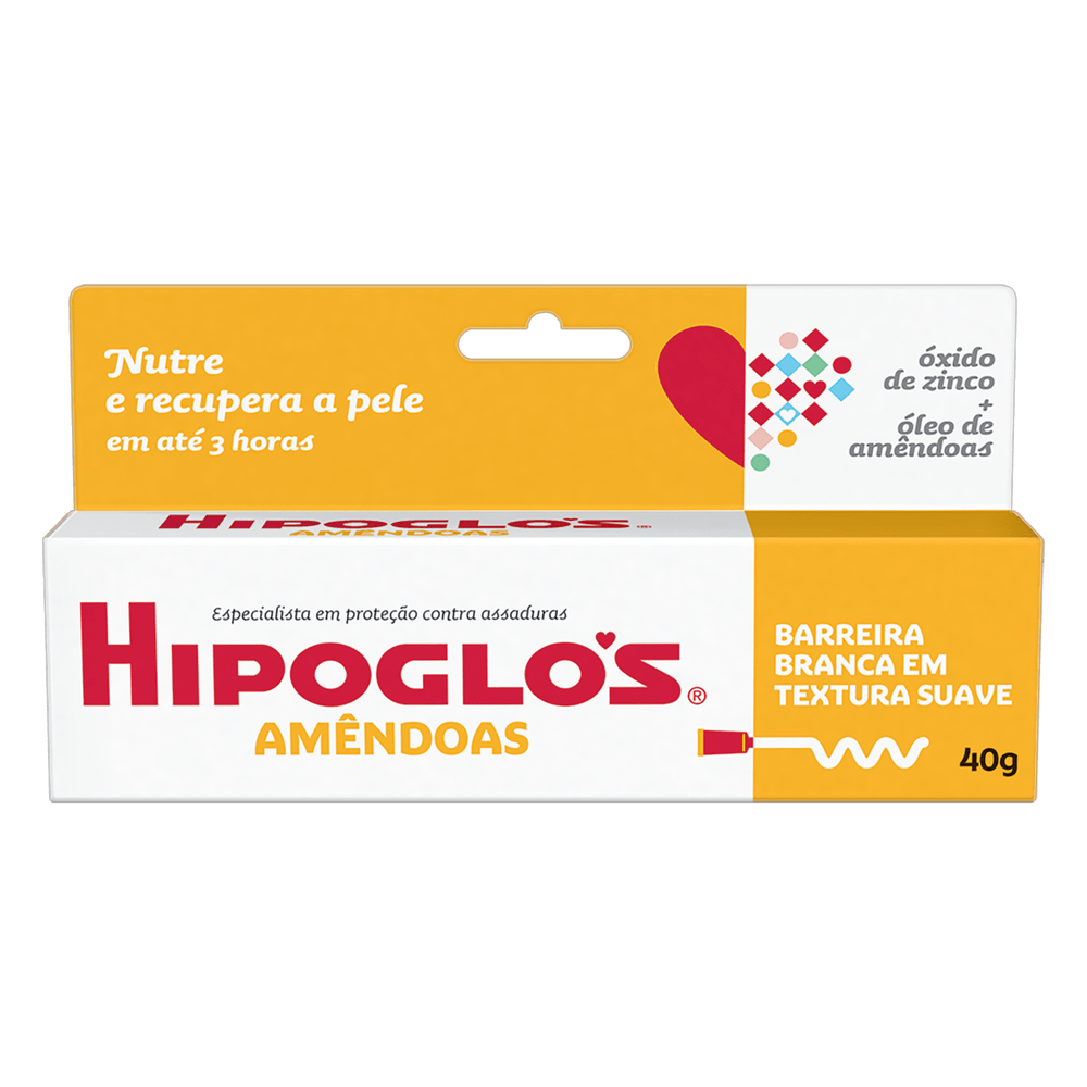 POMADA HIPOGLOS PARA ASSADURAS AMÊNDOAS 40G
