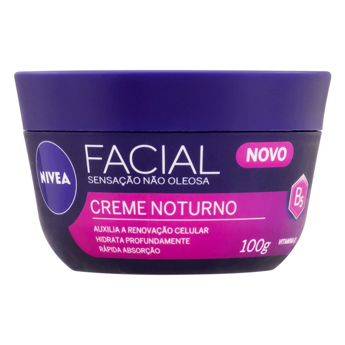 CREME FACIAL NIVEA NOTURNO 5 EM 1 100G