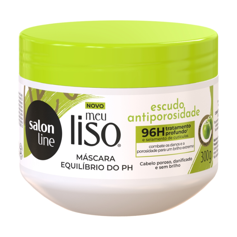 MÁSCARA  SALON LINE MEU LISO ANTIPOROSIDADE 300G