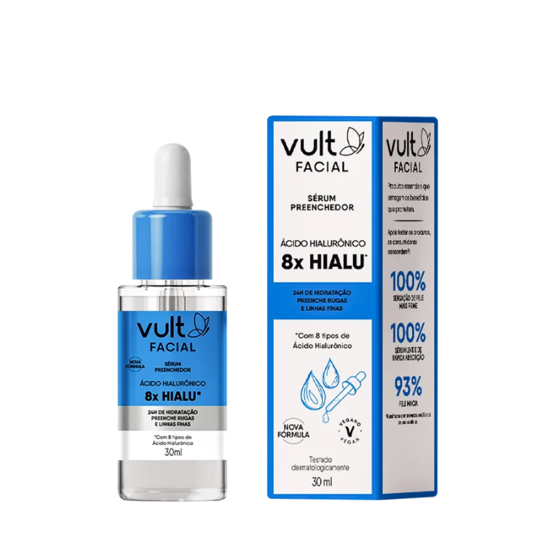 SÉRUM FACIAL VULT ÁCIDO HIALURÔNICO PREENCHEDOR 30ML